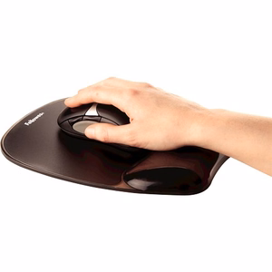 Fellowes CRYSTAL hiire ja randme alus geel, must
