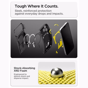 Spigen Tough Armor ümbris mudelile iPhone 18 Pro Max / 17 Pro Max – värv: must