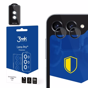 Karastatud klaas jaoks Camera Lens 3mk Lens Protection Pro must jaoks Samsung Galaxy Z Flip 6