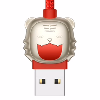 Baseus Kaabel Year of the Tiger 3 in 1 - USB to Type C, Lightning, Micro USB - 3,5A 1,2 metres (CASX010009) punane