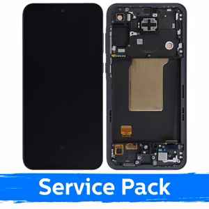 LCD ekraan ühilduv Samsung A556 A55 5G raamiga / Navy / (Service Pack)