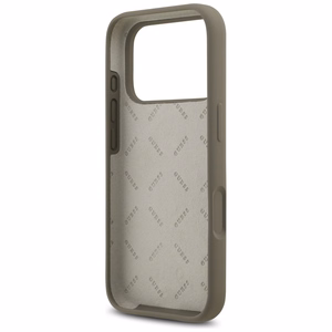 GUESS ümbris jaoks IPHONE 17 Pro Max GUHCP17XSC4GSMW (Silicone W/ Big 4G Script) brown