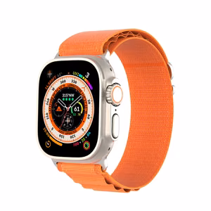 DUX DUCIS strap GS nylon jaoks Apple Watch 42 / 44 / 45 / 49 mm oranž