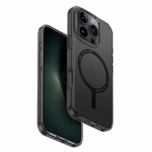 Uniq Clario ümbris iPhone 16 Pro 6.3" Magclick Charging smoke/smoke