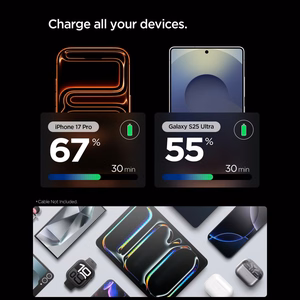Spigen Essential EE301EU 1 pordiga 30 W seinalaadija – titaanivärvi