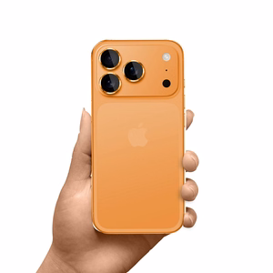 3mk Lens Protection Pro закалённое стекло для iPhone 17 Pro / 17 Pro Max - оранжевое