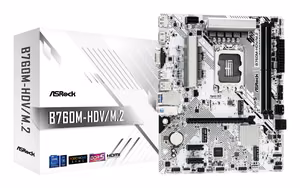 Asrock B760M-HDV/M.2 emaplaat Intel B760 LGA 1700 micro ATX