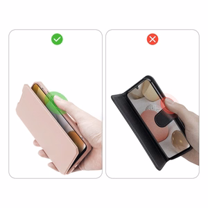 DUX DUCIS Skin X raamaturiiuli tüüpi ümbris Samsung Galaxy A42 5G roosa jaoks