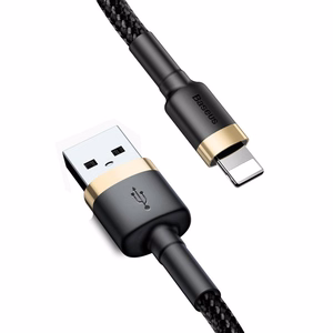 Baseus Cafule Cable USB Lightning 2.4A 1m (Kuldne+Must)
