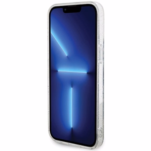 Karl Lagerfeld KLHMP14XHGKCNOT Karl & Choupette Glitter ümbris seadmele iPhone 14 Pro Max 6.7", MagSafe'iga, läbipaistev