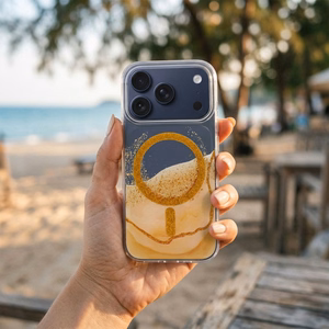 MagSafe'iga ühilduv Golden ümbris iPhone 16, kuldne