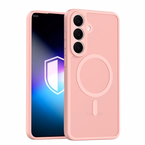 Samsung Galaxy S26 FE – 3mk Misty MagCase roosa telefoniümbris
