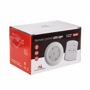Maclean MCE165 – kaugjuhitav LED-lampide komplekt, 6 tk, AAA-patareid