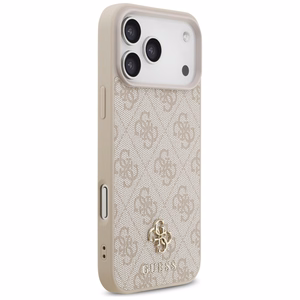 Guess 4G Small Classic Logo MagSafe-ümbris iPhone 17 Pro Max / 18 Pro Max jaoks, roosa