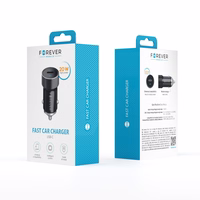 Forever CC-06 PD QC autolaadija 1x USB-C 20W must