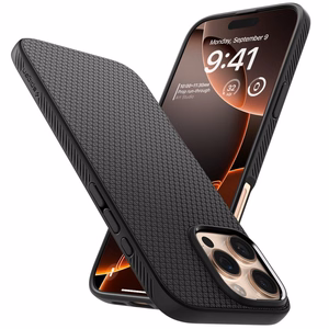 SPIGEN ümbris LIQUID AIR jaoks IPHONE 16 Pro Max matte must