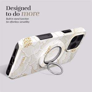 MIO White Roses Magsafe Ümbris rõngashoidjaga