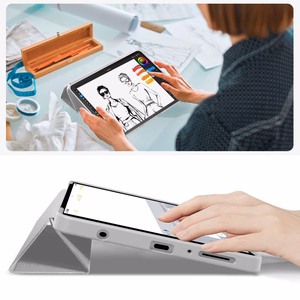 TechProtect SmartCase for Samsung Galaxy Tab A9 / A11 8.7 X110 / X115 / X133 / X135 - Gray