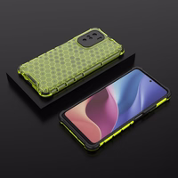 Honeycomb Case soomuskaitse TPU kaitsekattega Xiaomi Redmi K40 Pro+ / K40 Pro / K40 / Poco F3 roheline