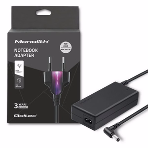 Qoltec 50075.90W toiteadapter Asus | 90W | 19V | 4.9A | 5.5*2.5 | +toitekaabel