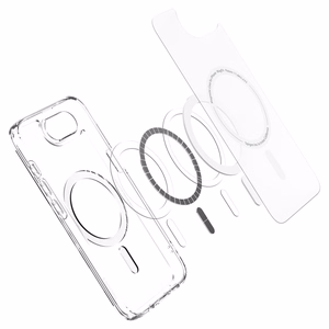 Spigen Ultra Hybrid MagSafe iPhone 16e Ümbris - valge, Translucent