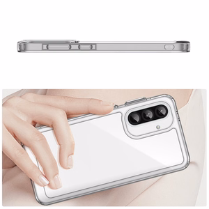 Outer Space Ümbris jaoks Samsung Galaxy A26 Cover with Flexible Frame - läbipaistev