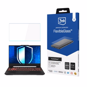 ASUS TUF Gaming A15 – 3mk FlexibleGlass (kuni 17") arvuti ekraanikaitse
