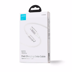 USB kaabel Joyroom S-CC100A10 Type-C to Type-C 100W 1.2m valge