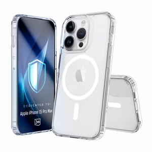 3mk Armor MagCase jaoks iPhone 15 Pro Max - Läbipaistev