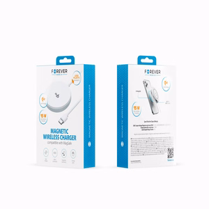 Forever MAWC-300 magnetiline traadita laadija Qi2 15W hõbedane