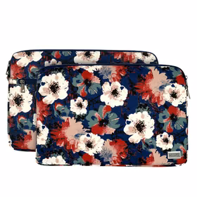 Wonder Sleeve Laptop 13-14 inches sinine and camellias