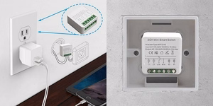 TUYA nutikas mini kaitselüliti 2-kanal DIY Wi-Fi