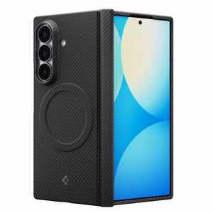 Spigen AirSkin Aramid MagFit MagSafe ümbris mudelile Samsung Galaxy Z Fold 8 Ultra – must