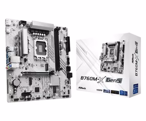 Asrock B760M-X Gen5 emaplaat Intel B760 LGA 1700 micro ATX