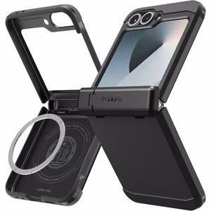 Spigen Tough Armor Pro Mag MagSafe Ümbris jaoks Samsung Galaxy Z Flip 6 / 7 FE - Must