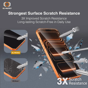 Tempered klaas Tel Protect 10X HD DLC Diamond Coating for Samsung Galaxy S26 Ultra (with fingerprint unlock)