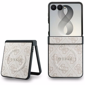 Roosa Guess 4G Classic MagSafe ümbris Samsung Galaxy Z Flip8 telefonile