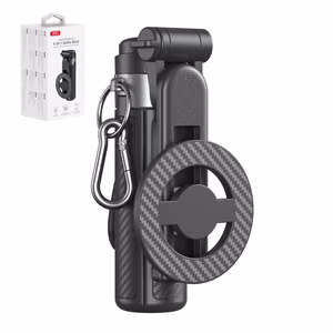 Bluetooth-монопод для селфи XO SS25 со штативом, черный, магнитный, для MagSafe, 64cm