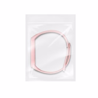 Silikoon strap jaoks XIAOMI Mi Band 5 / 6 / 7 roosa (06)