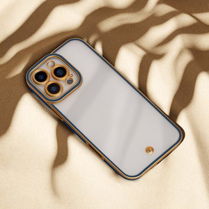 Silky Kuldne ümbris jaoks iPhone 15 Pro 6,1" sinine