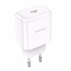 Borofone Wall laadija BN3 Premium - Type C - QC 3.0 PD 2.0 20W valge