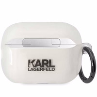 Karl Lagerfeld KLAP2HNIKTCT Airpods Pro 2 cover läbipaistev Ikonik Karl Lagerfeld