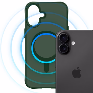 3mk Smoke MagCase iPhone 17 jaoks roheline-poolläbipaistev