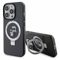 Karl Lagerfeld KLHMP15XHMRSKCK iPhone 15 Pro Max 6.7" must/must hardcase Ring Stand Karl&Choupette MagSafe