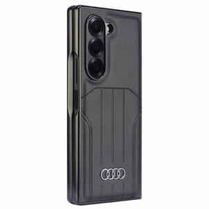Audi Synthetic Leather MagSafe Ümbris jaoks Samsung Galaxy Z Fold 6 - must