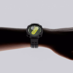 Spigen Rugged Armor Ümbris jaoks Samsung Galaxy Watch 8 44mm - Matt Must