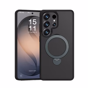 Benks Magnetic Mist ümbris koos statiiviga (A050) Samsung Galaxy S26 Ultra mustale telefonile