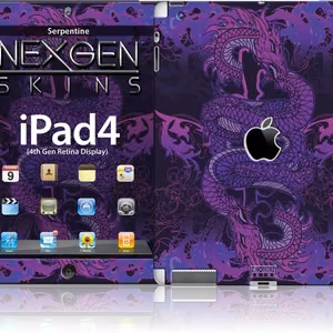 Декоративная наклейка Nexgen с 3D-эффектом для iPad 2/3/4, Serpentine 3D