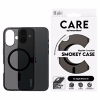 CARE by PanzerGlass Flagship Ümbris iPhone 16 6.1" smoke/smokey MagSafe 1349