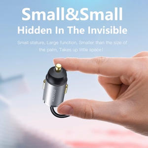 Autolaadija Essager Bee hall 20W (1xUSB) + integreeritud Type-C kaabel